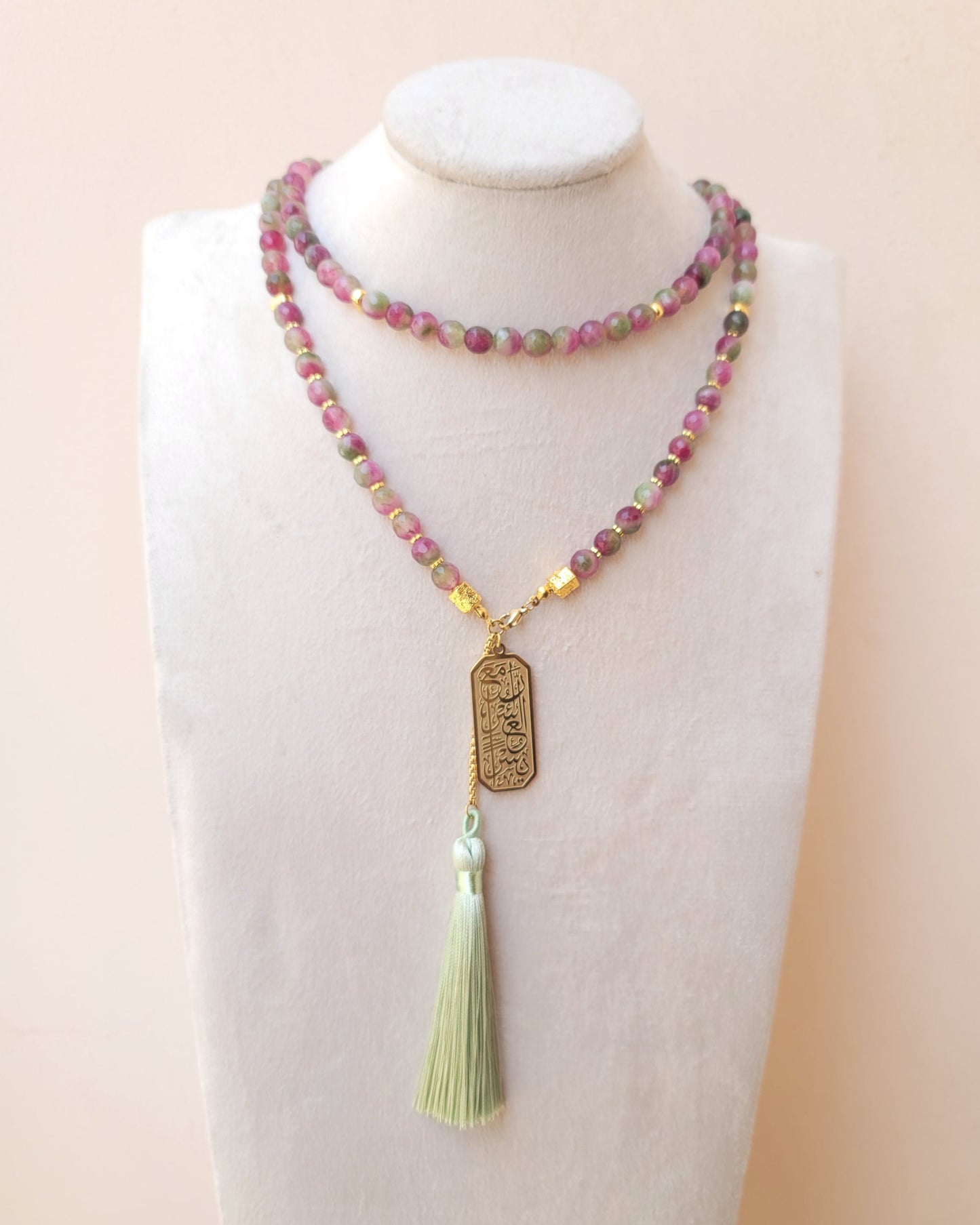99 Wearable Long Agate Sebha / Necklace