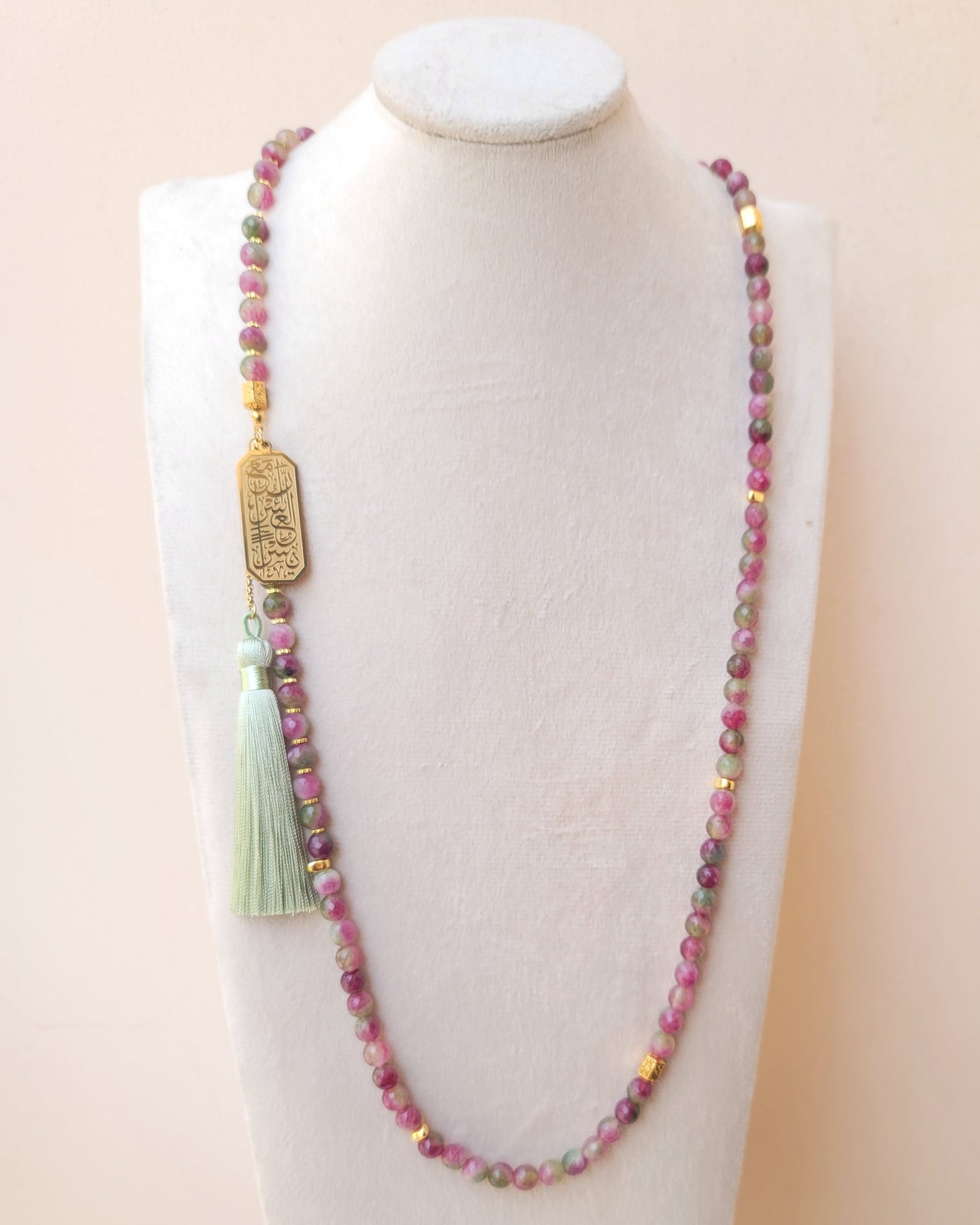 99 Wearable Long Agate Sebha / Necklace