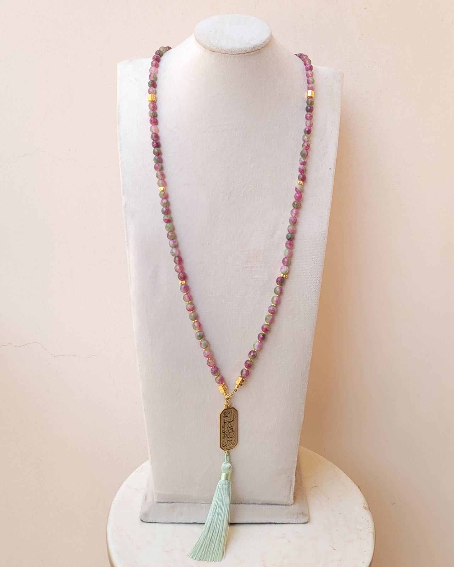99 Wearable Long Agate Sebha / Necklace