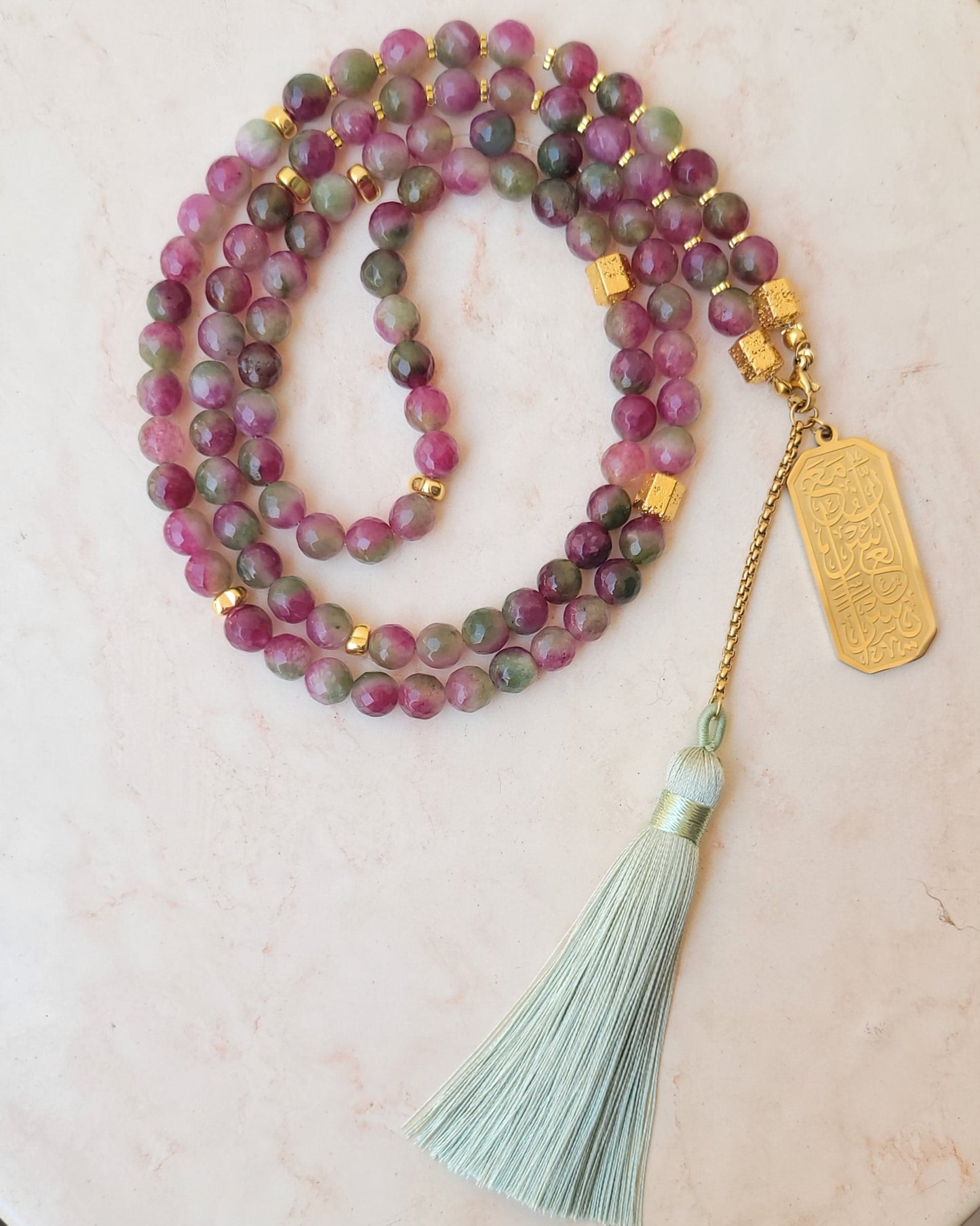 99 Wearable Long Agate Sebha / Necklace