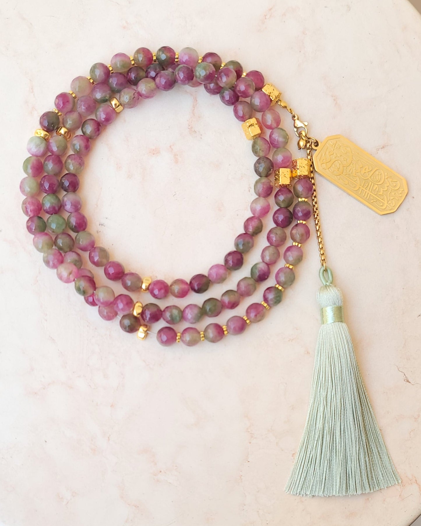 99 Wearable Long Agate Sebha / Necklace