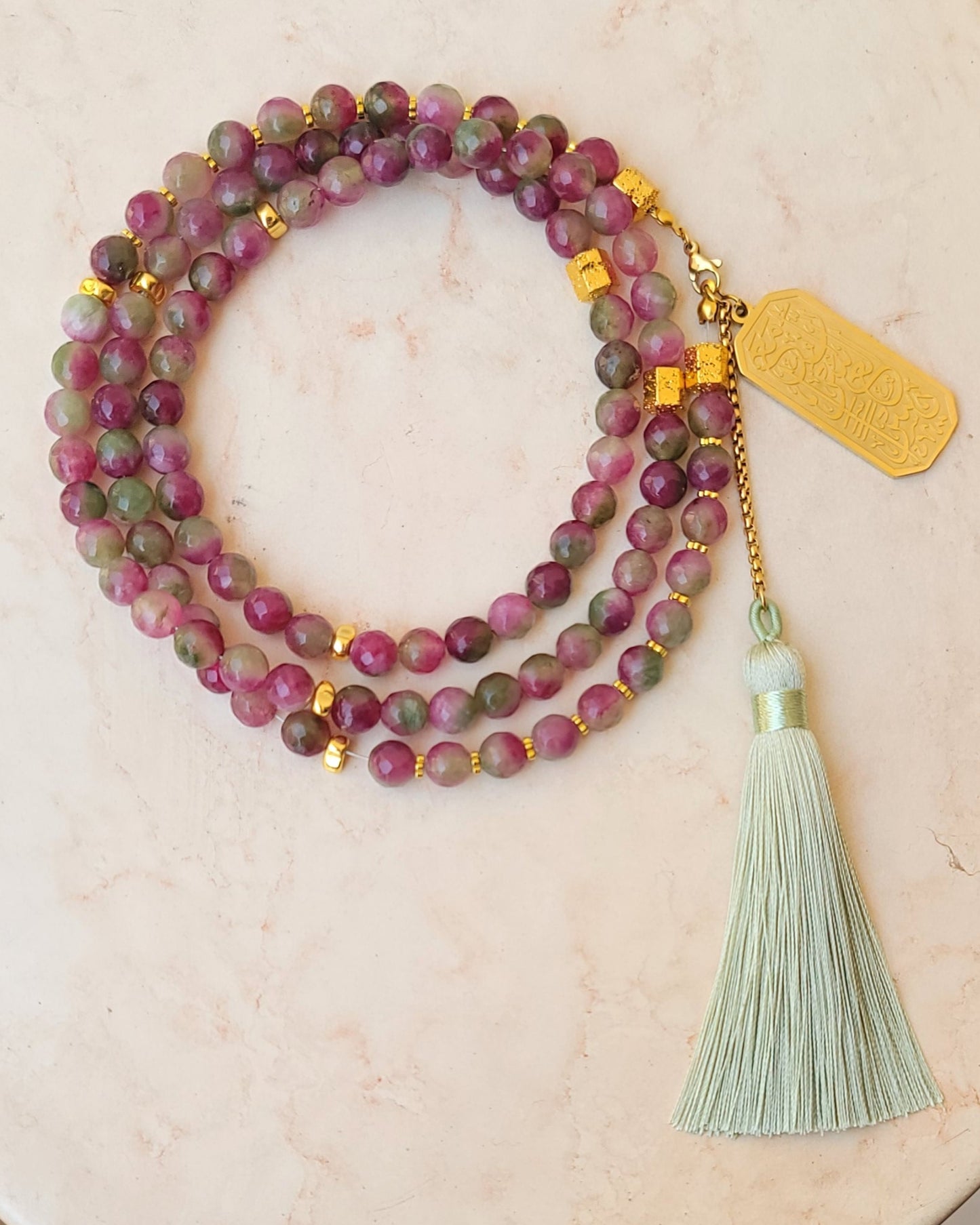 99 Wearable Long Agate Sebha / Necklace
