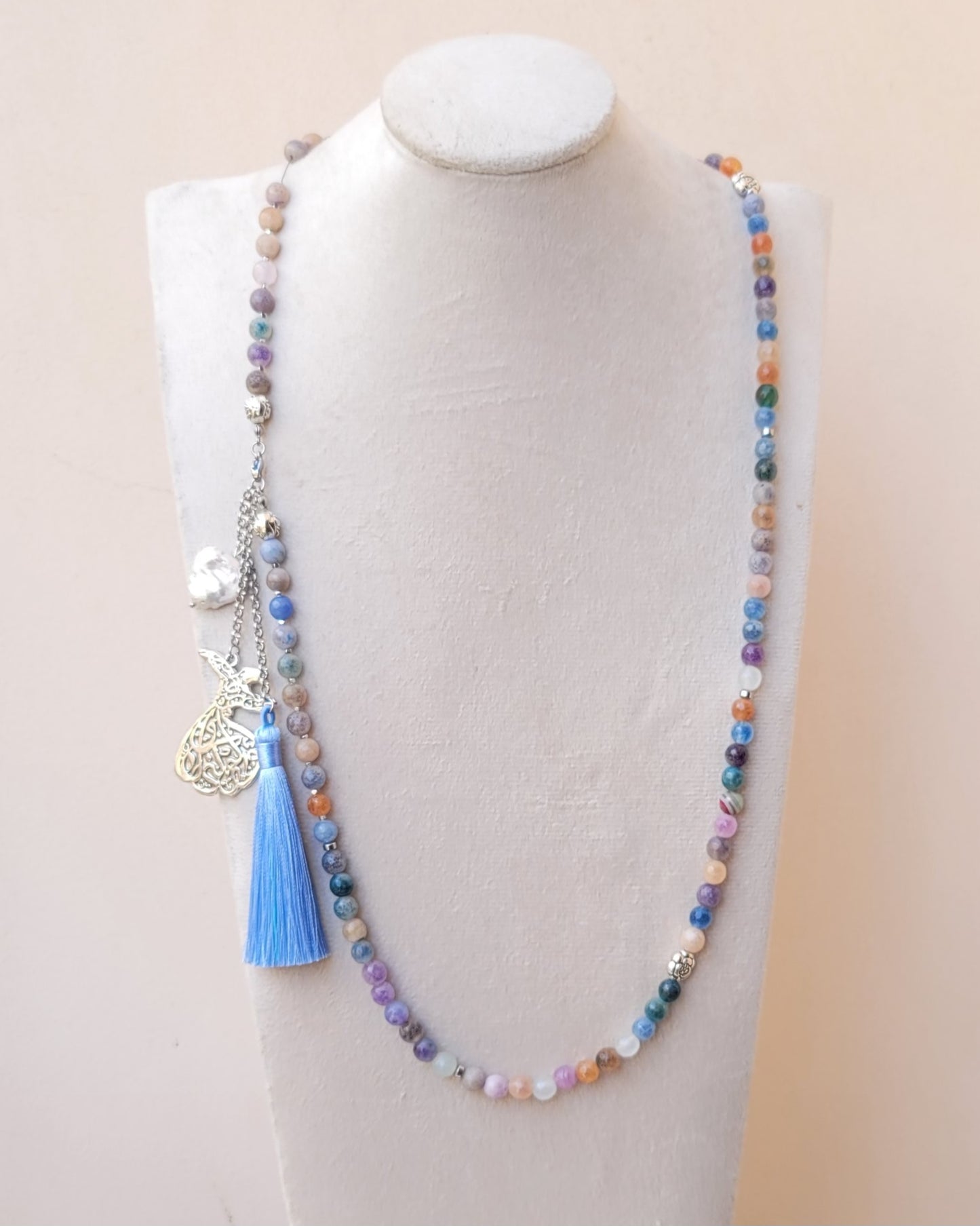 99 Wearable Long Agate Sebha / Necklace