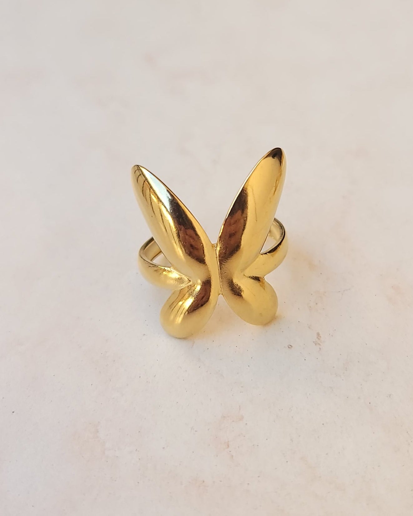 Set Of Four Stainless Steel Rings