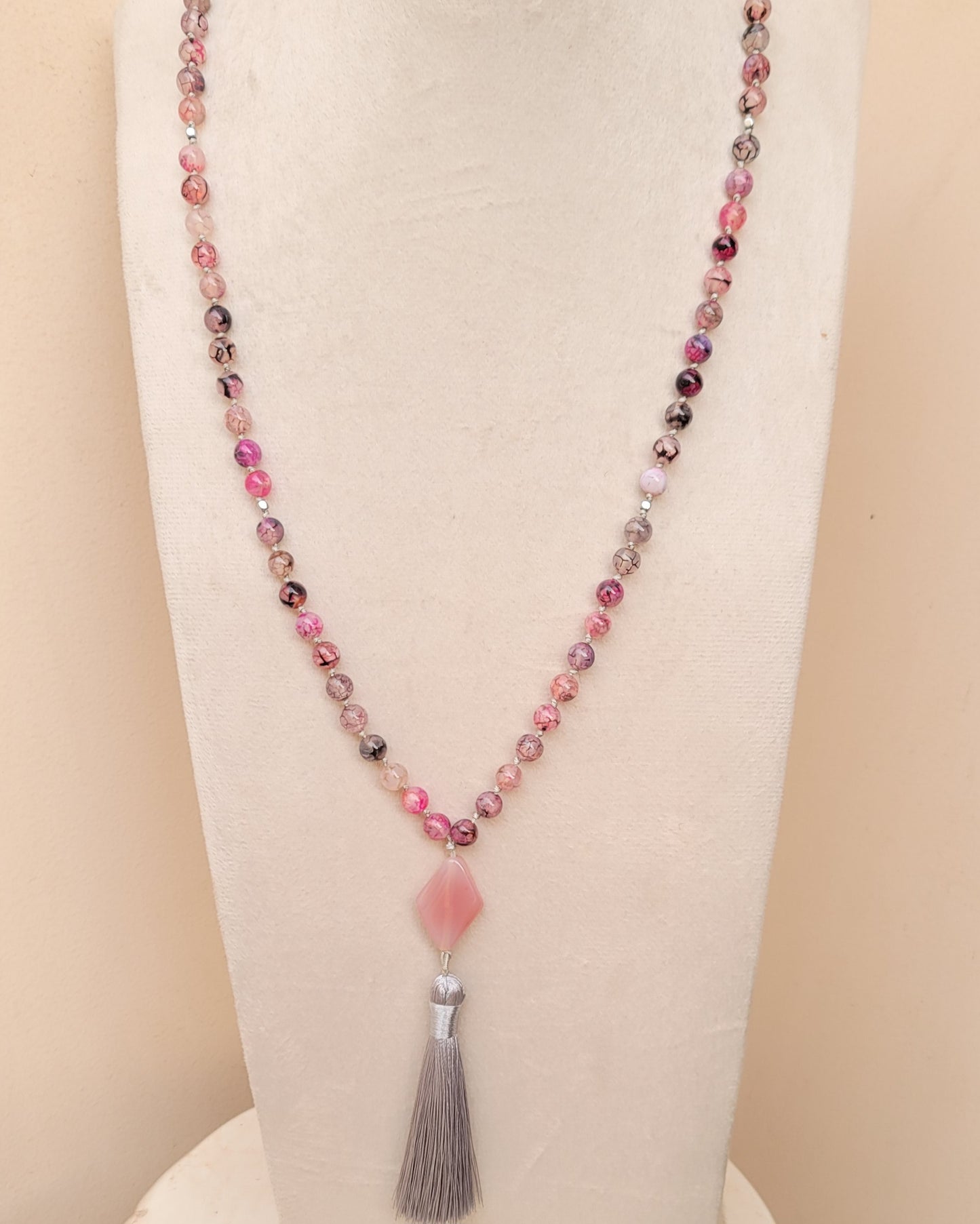 99 Agate Sebha / Necklace / Multilayer Bracelet