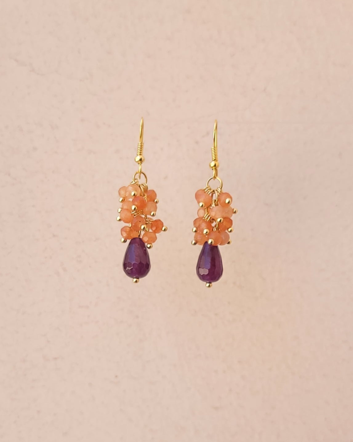 Natural Stones Drop Earrings