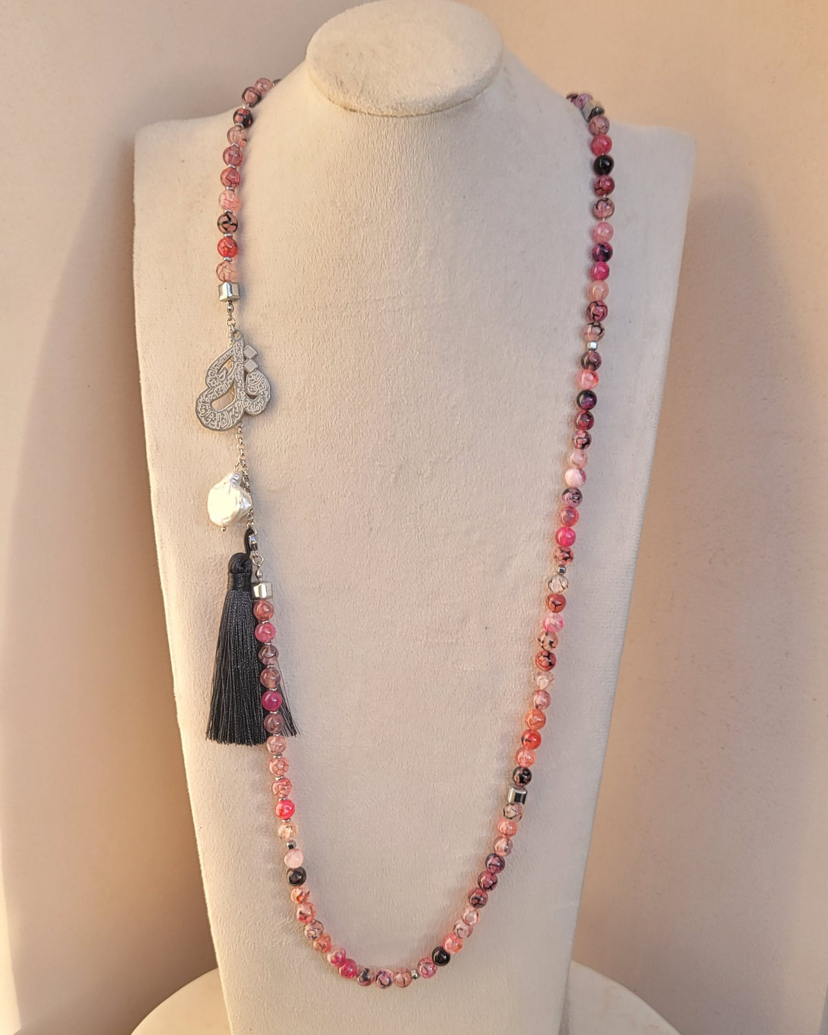 99 Wearable Long Agate Sebha / Necklace