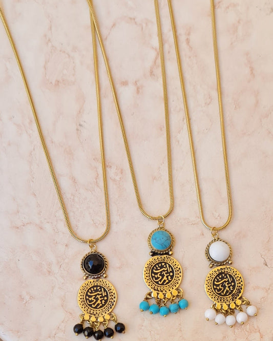 Vintage Copper & Stones Necklaces
