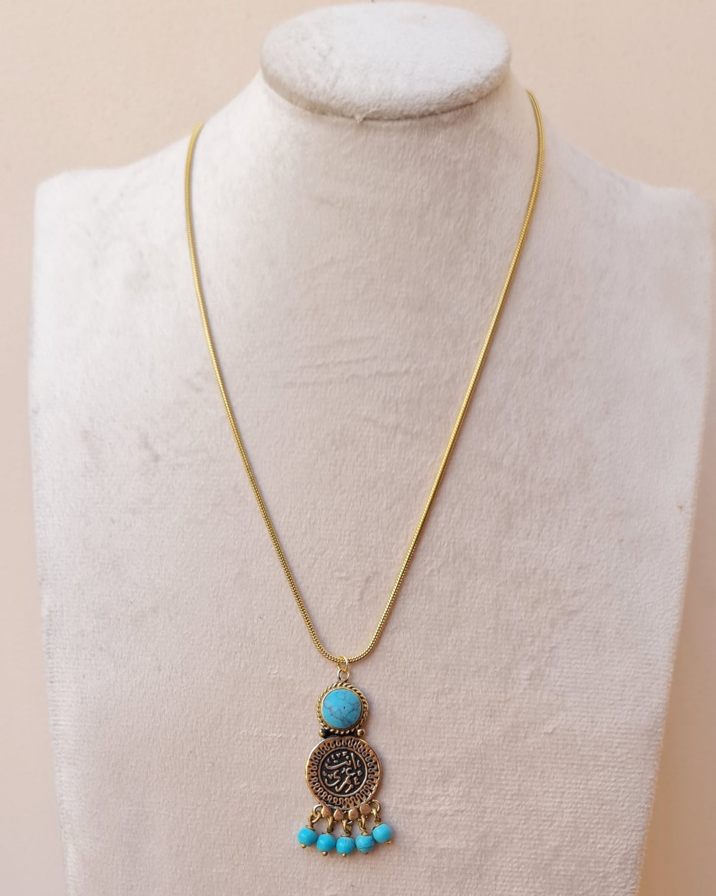 Vintage Copper & Stones Necklaces