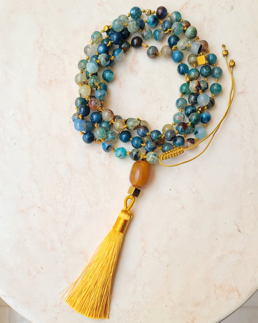 Extra Long Thread 99 Agate Sebha / Necklace / Multilayer Bracelet