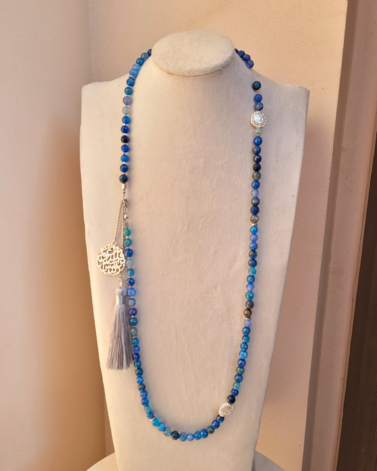 99 Wearable Long Agate Sebha / Necklace