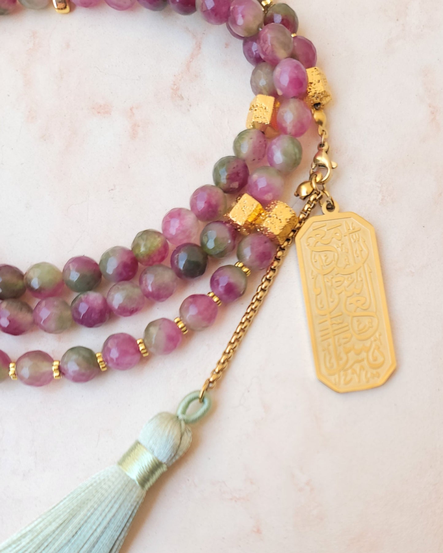 99 Wearable Long Agate Sebha / Necklace