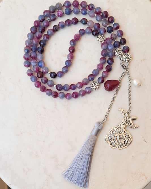 99 Wearable Long Agate Sebha / Necklace