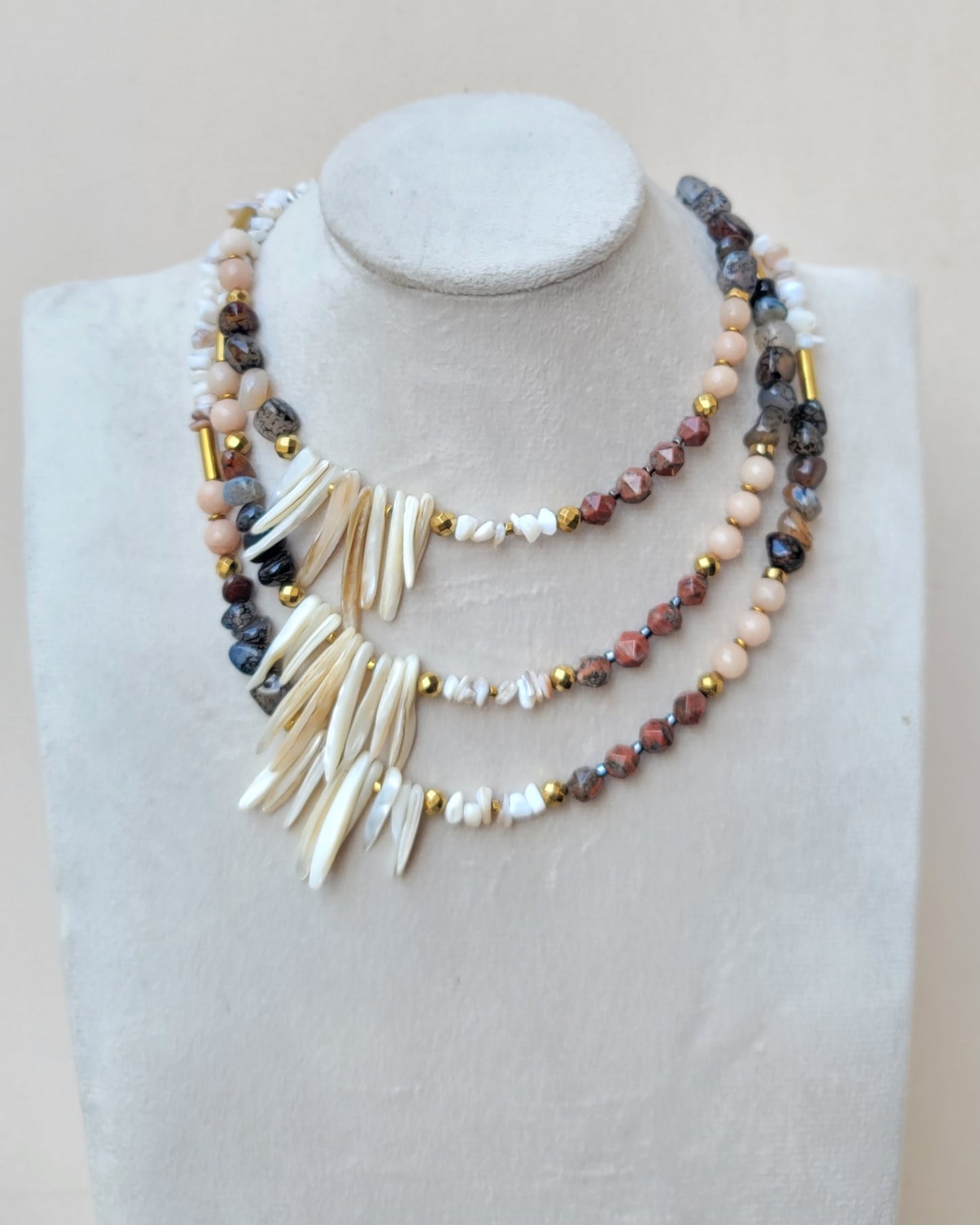 African Agate Necklace