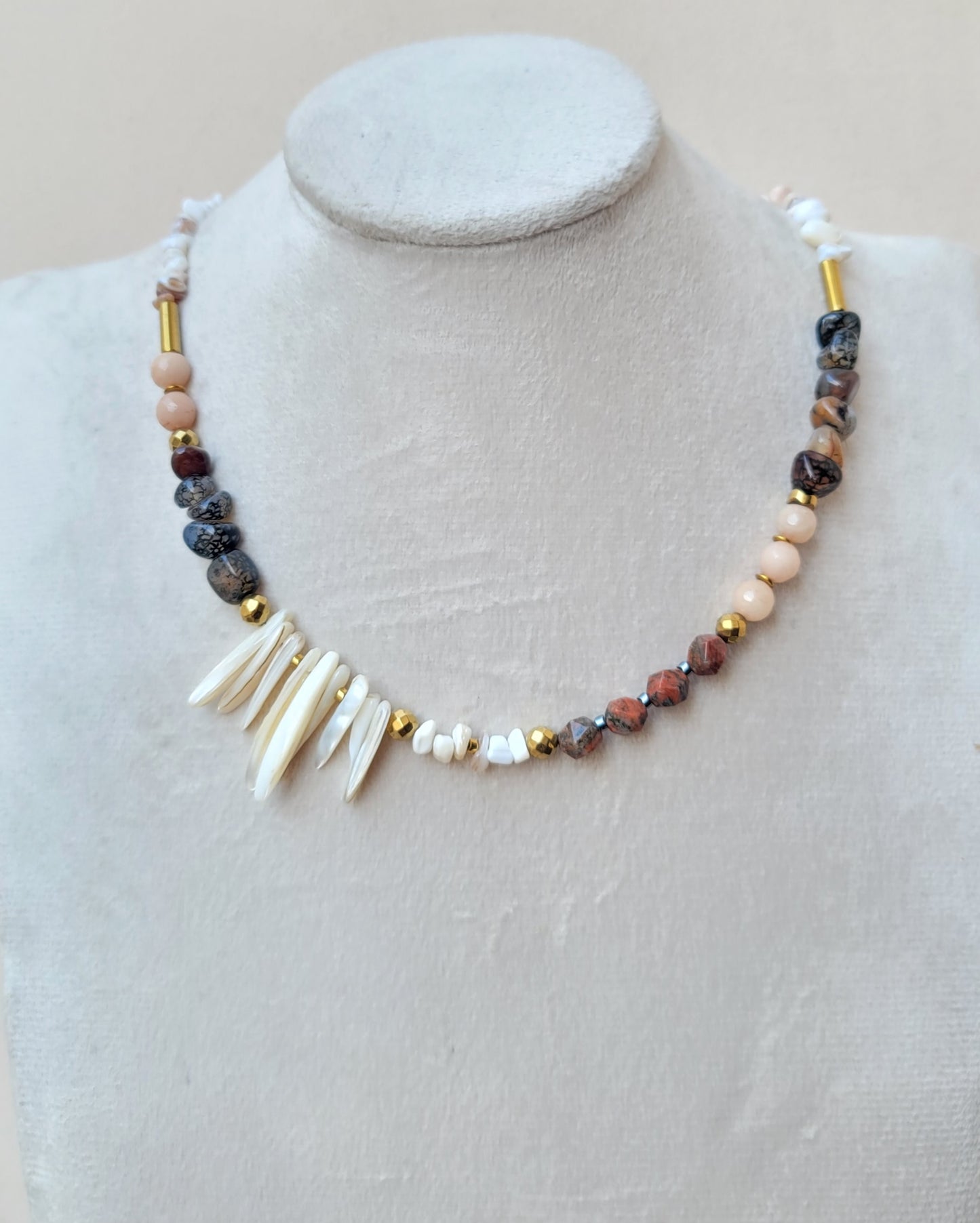 African Agate Necklace