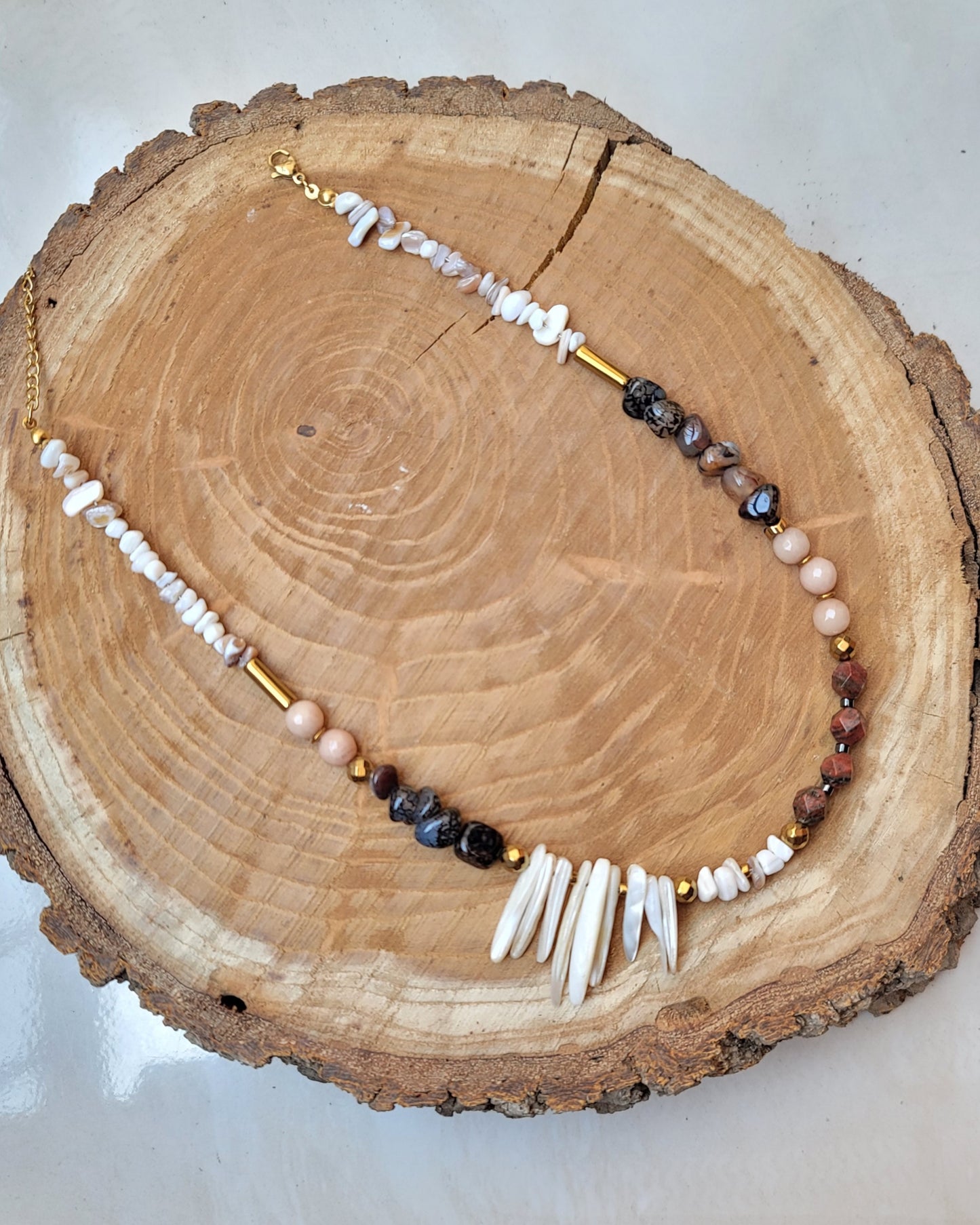 African Agate Necklace
