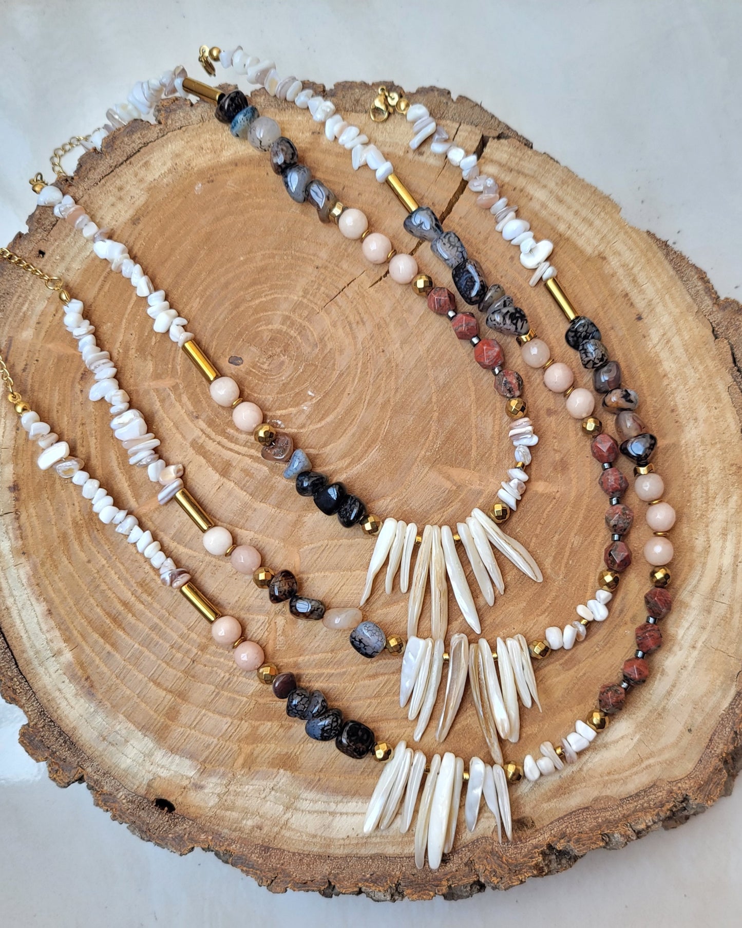 African Agate Necklace
