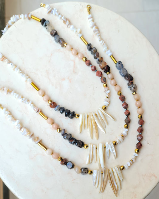African Agate Necklace