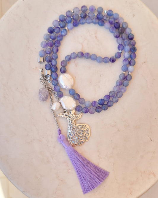99 Wearable Long Agate Sebha / Necklace