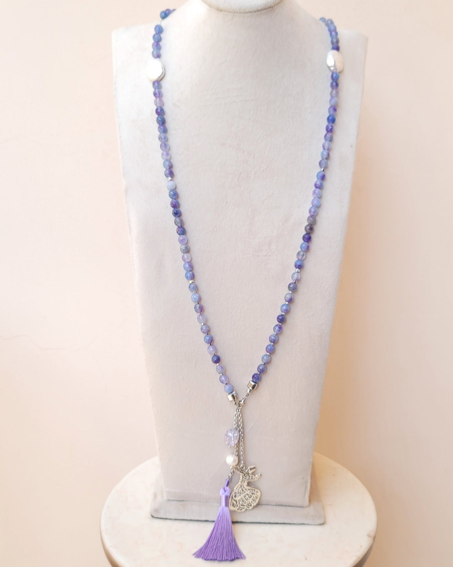 99 Wearable Long Agate Sebha / Necklace