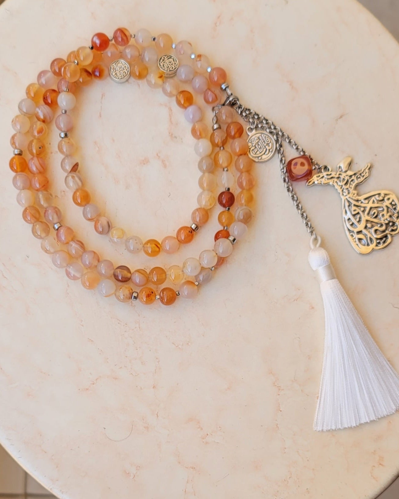99 Wearable Long Agate Sebha / Necklace