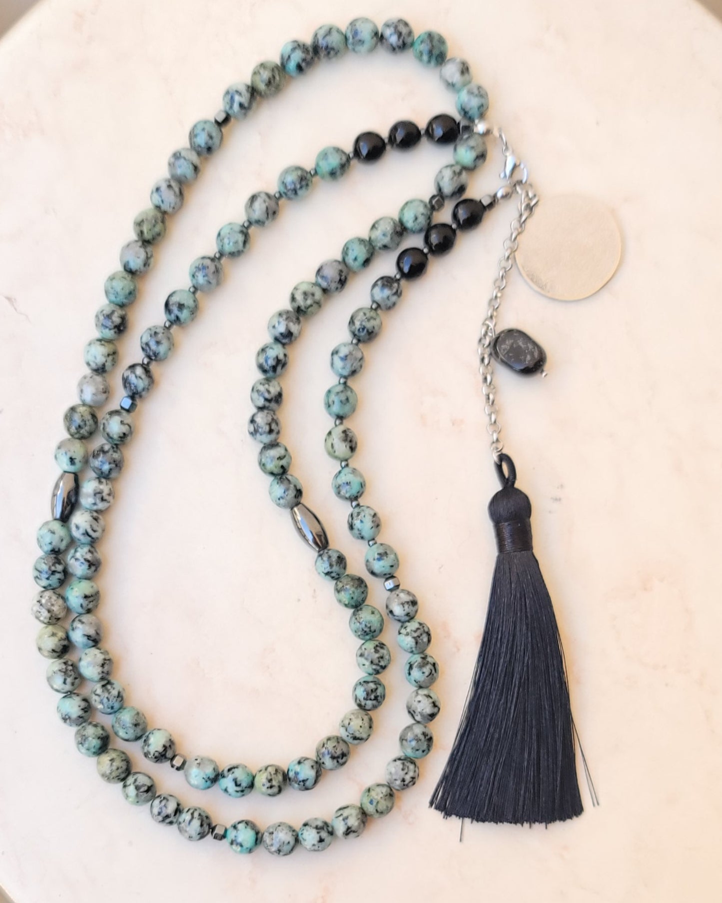 99 Wearable Long Agate Sebha / Necklace (Ayat Alkursi)