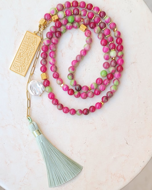 99 Wearable Long Agate Sebha / Necklace