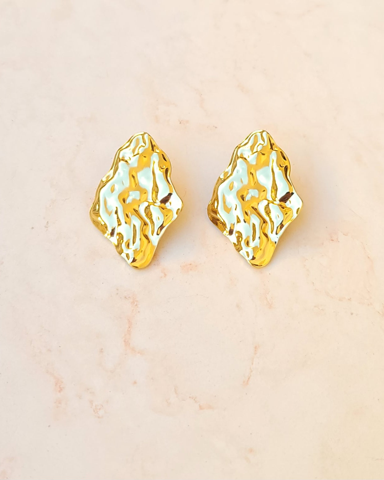 Stainless Steel Gold Plated Earrings
