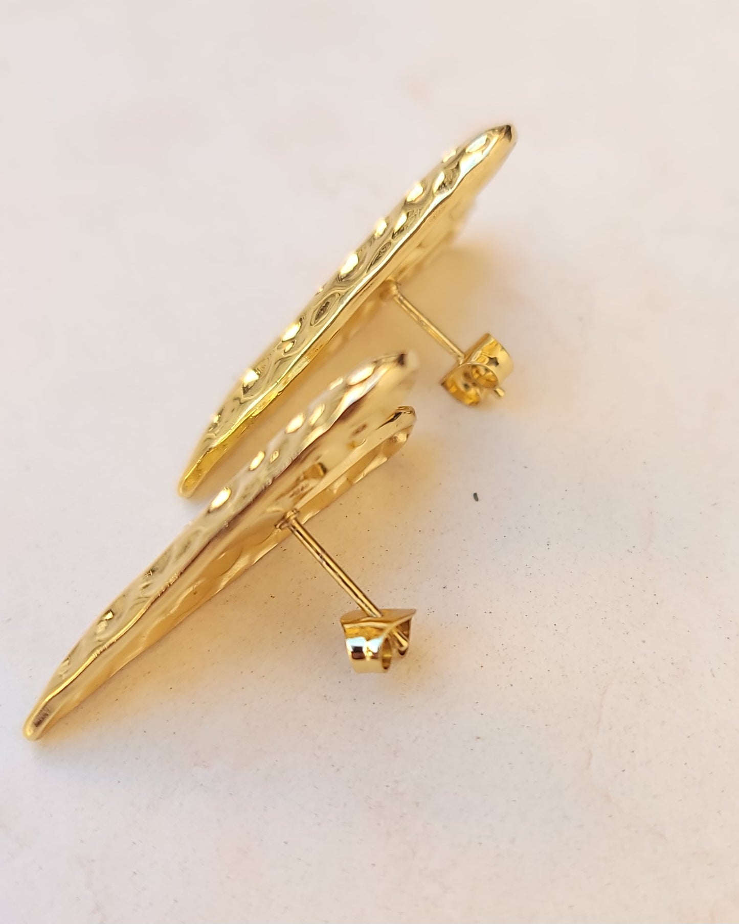 Stainless Steel Gold Plated Earrings