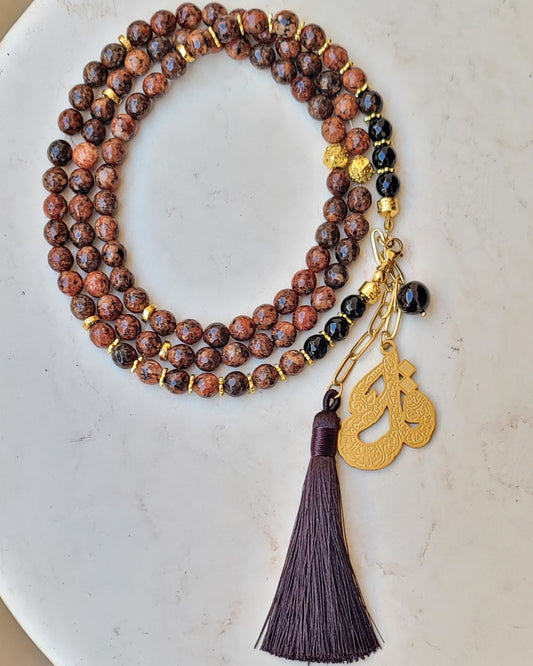 99 Wearable Long Agate Sebha / Necklace