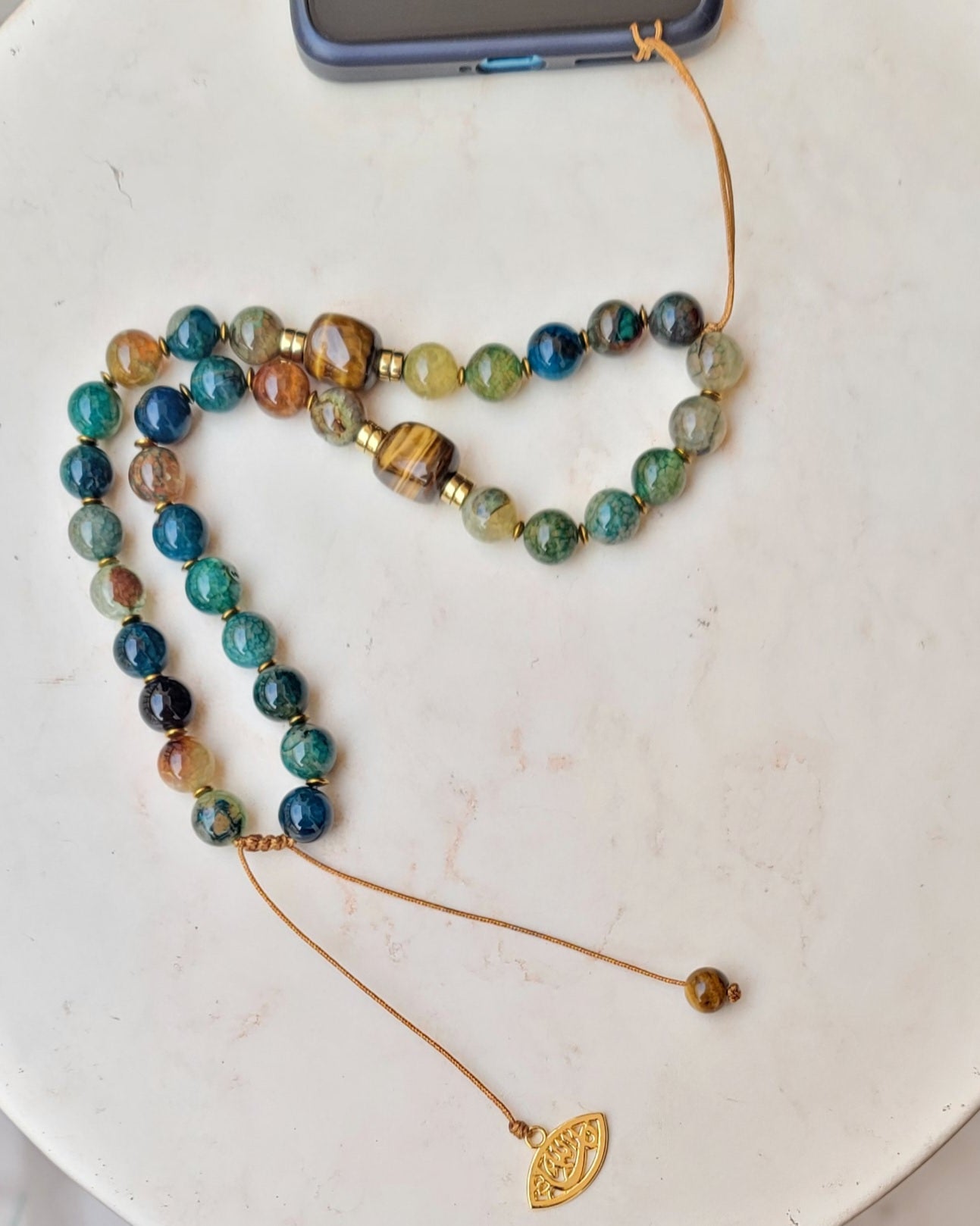 33 Agate Sebha / Mobile Chain / Bracelet