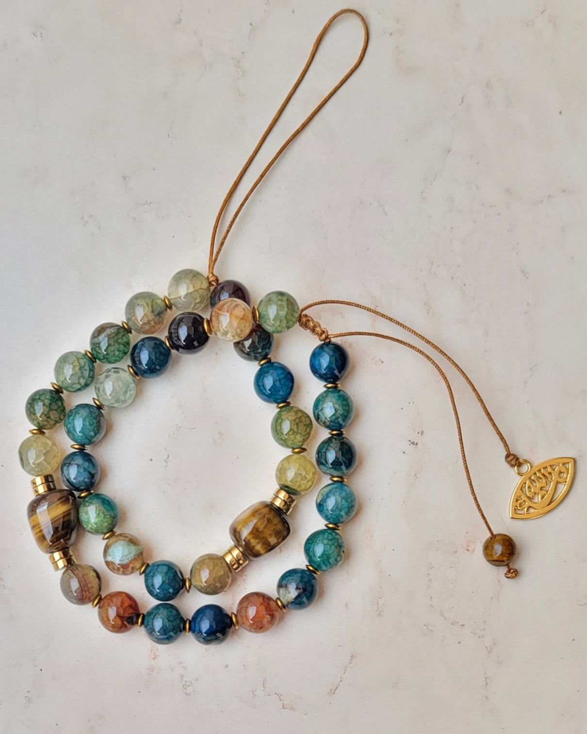 33 Agate Sebha / Mobile Chain / Bracelet