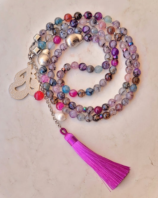 99 Wearable Long Agate Sebha / Necklace