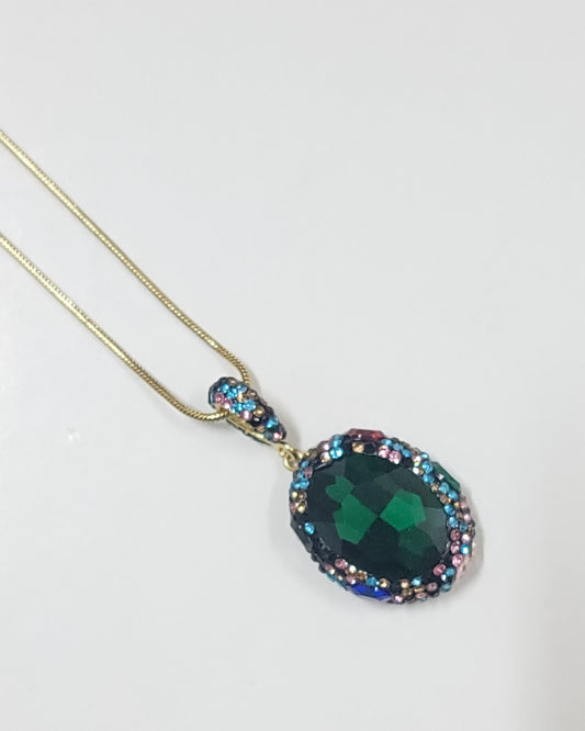 Green Stone Necklace