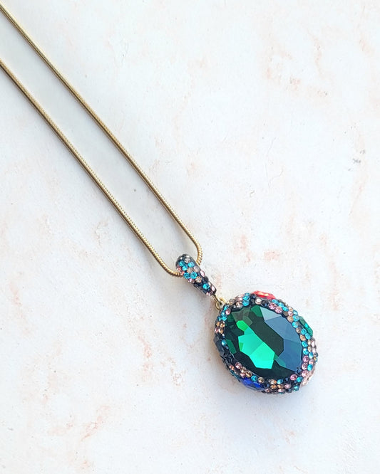 Green Stone Necklace