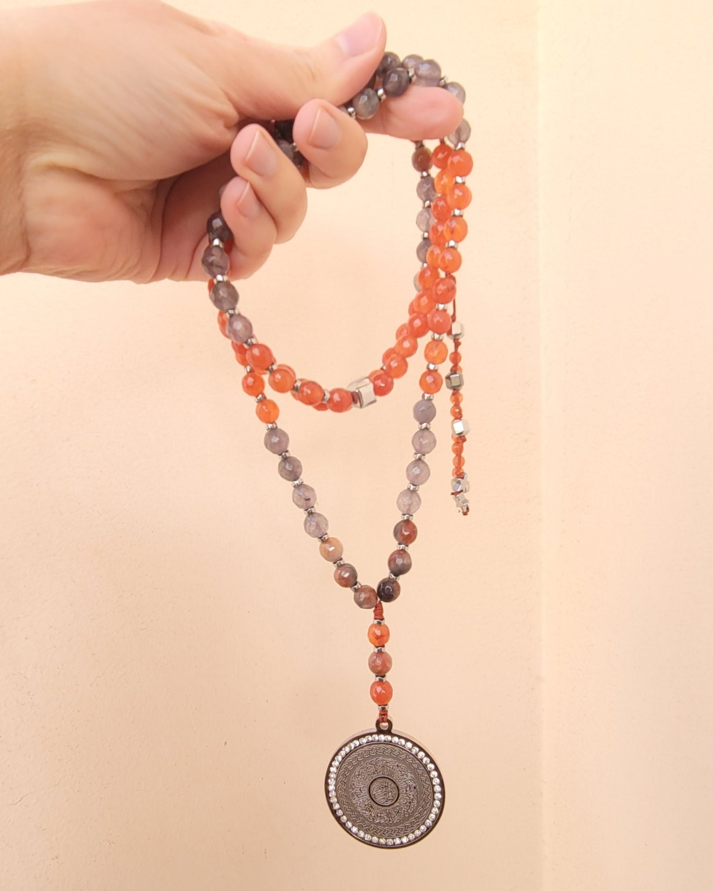 99 Wearable Long Agate Sebha / Necklace