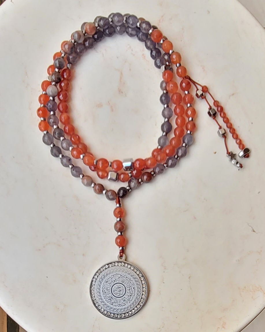 99 Wearable Long Agate Sebha / Necklace