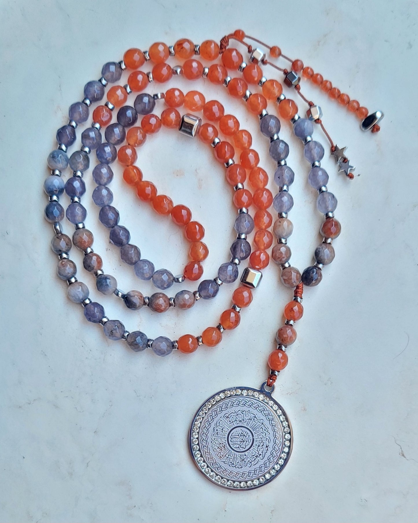 99 Wearable Long Agate Sebha / Necklace