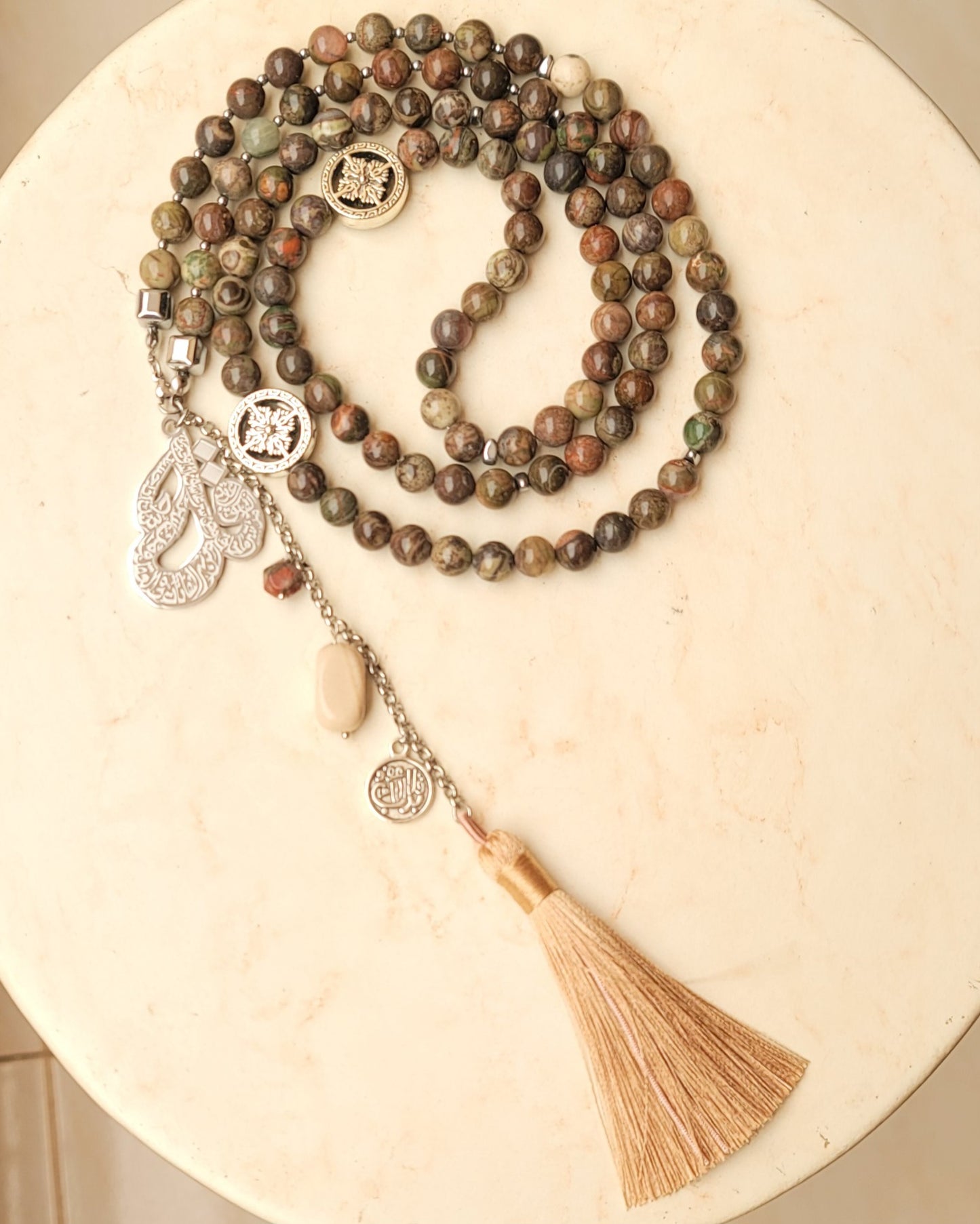99 Wearable Long Agate Sebha / Necklace
