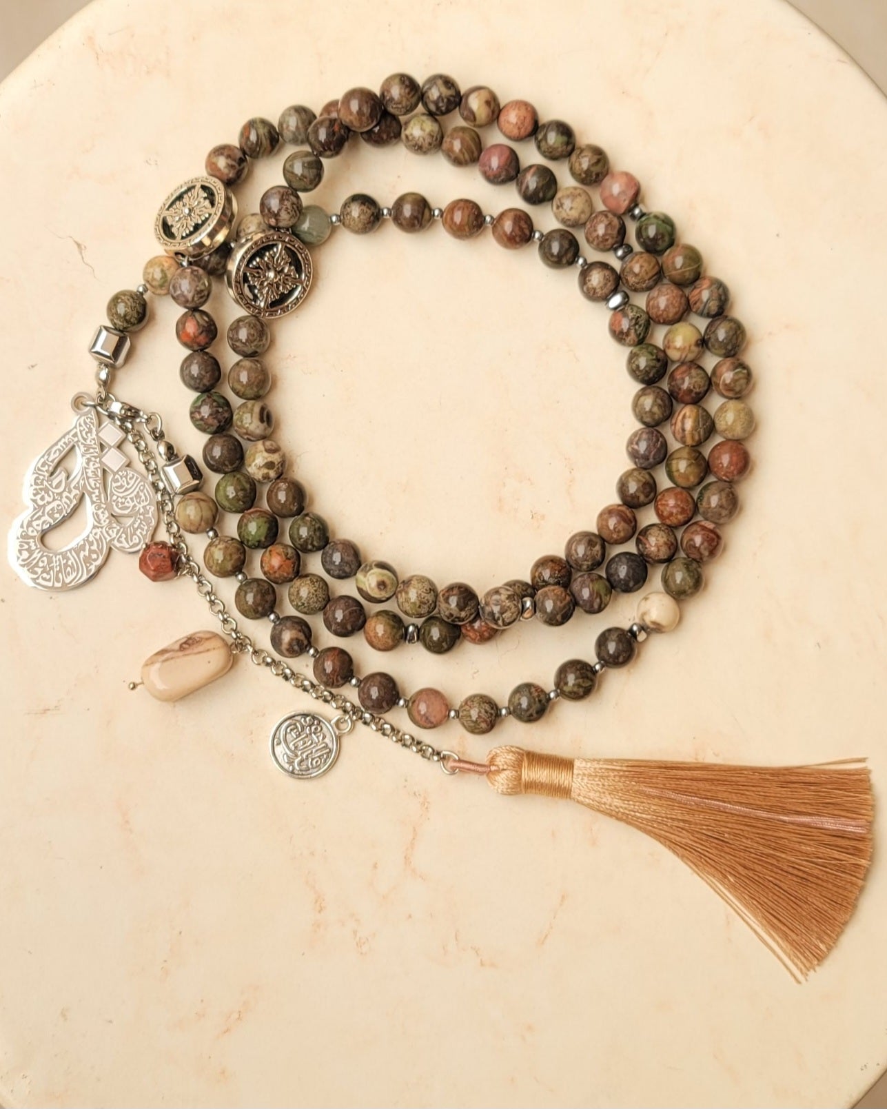 99 Wearable Long Agate Sebha / Necklace