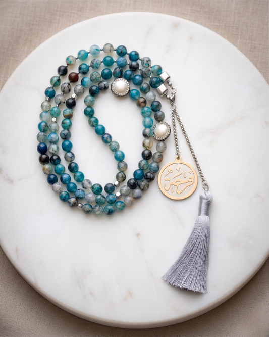 99 Wearable Long Agate Sebha / Necklace