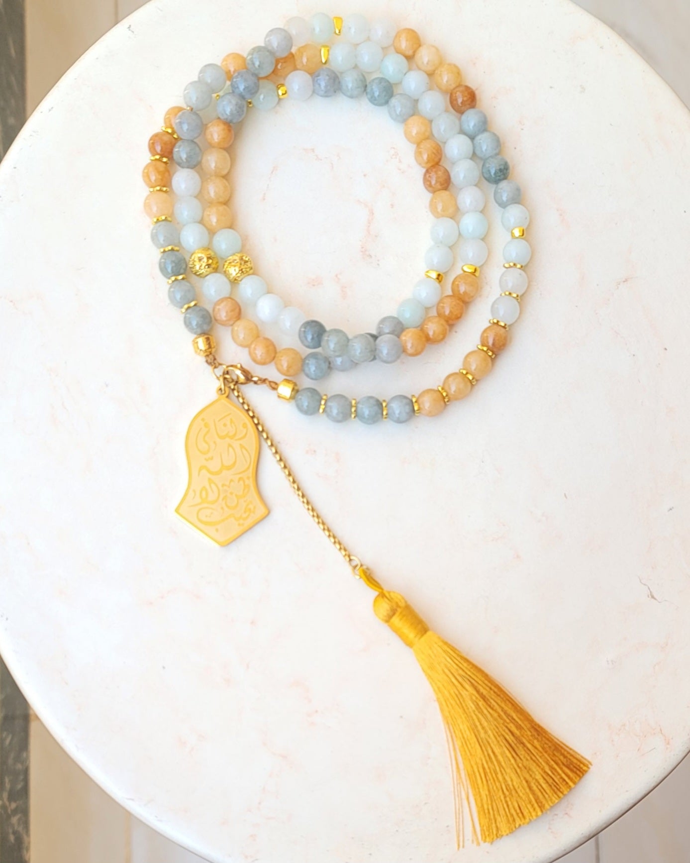 99 Wearable Long Agate Sebha / Necklace
