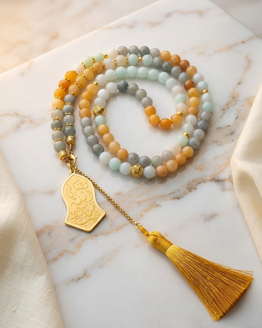 99 Wearable Long Agate Sebha / Necklace
