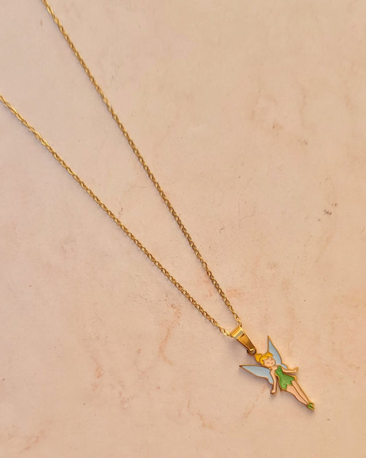 Tinker Bell Stainless Steel Necklace