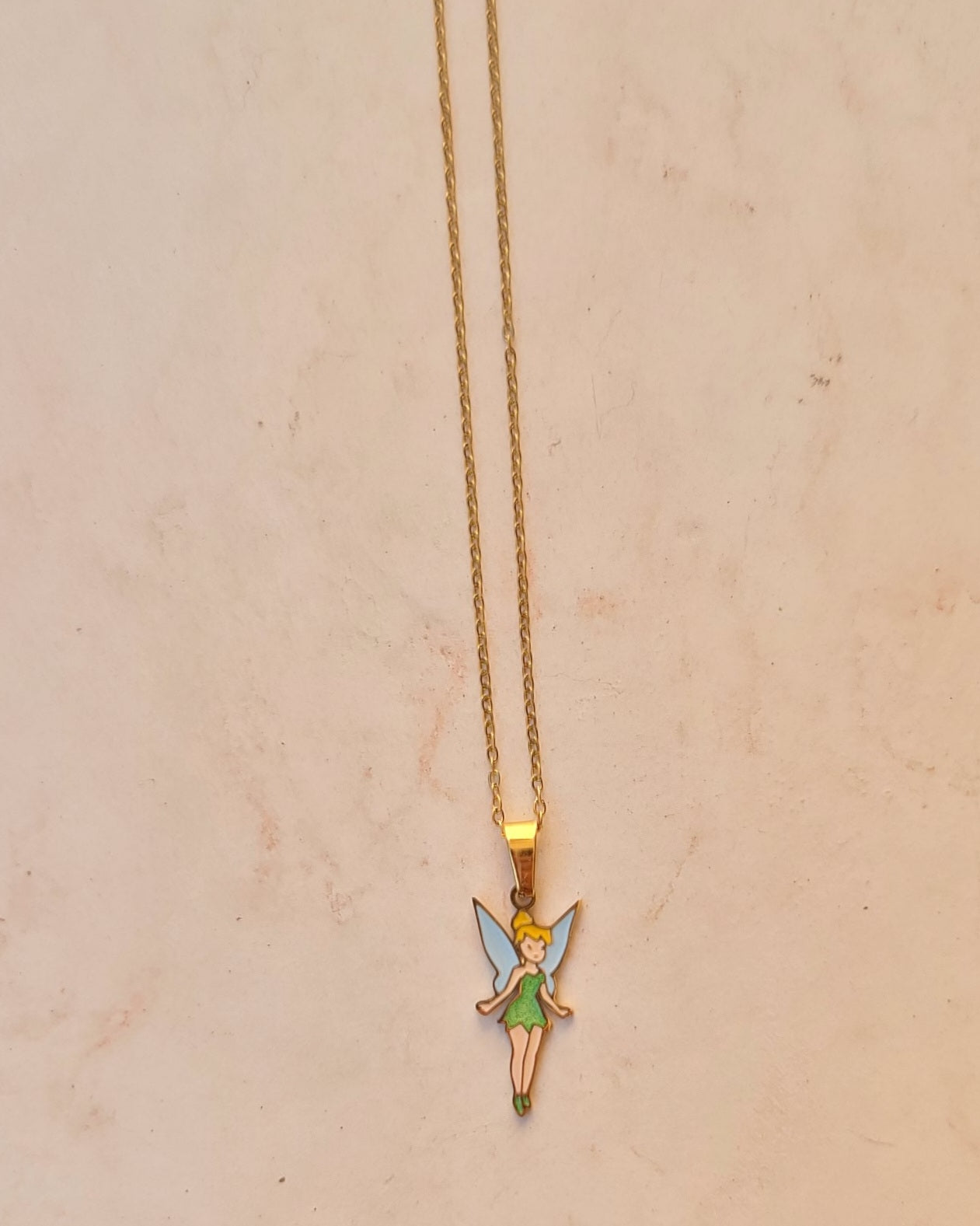 Tinker Bell Stainless Steel Necklace