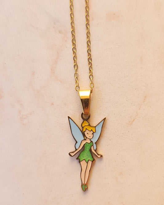 Tinker Bell Stainless Steel Necklace