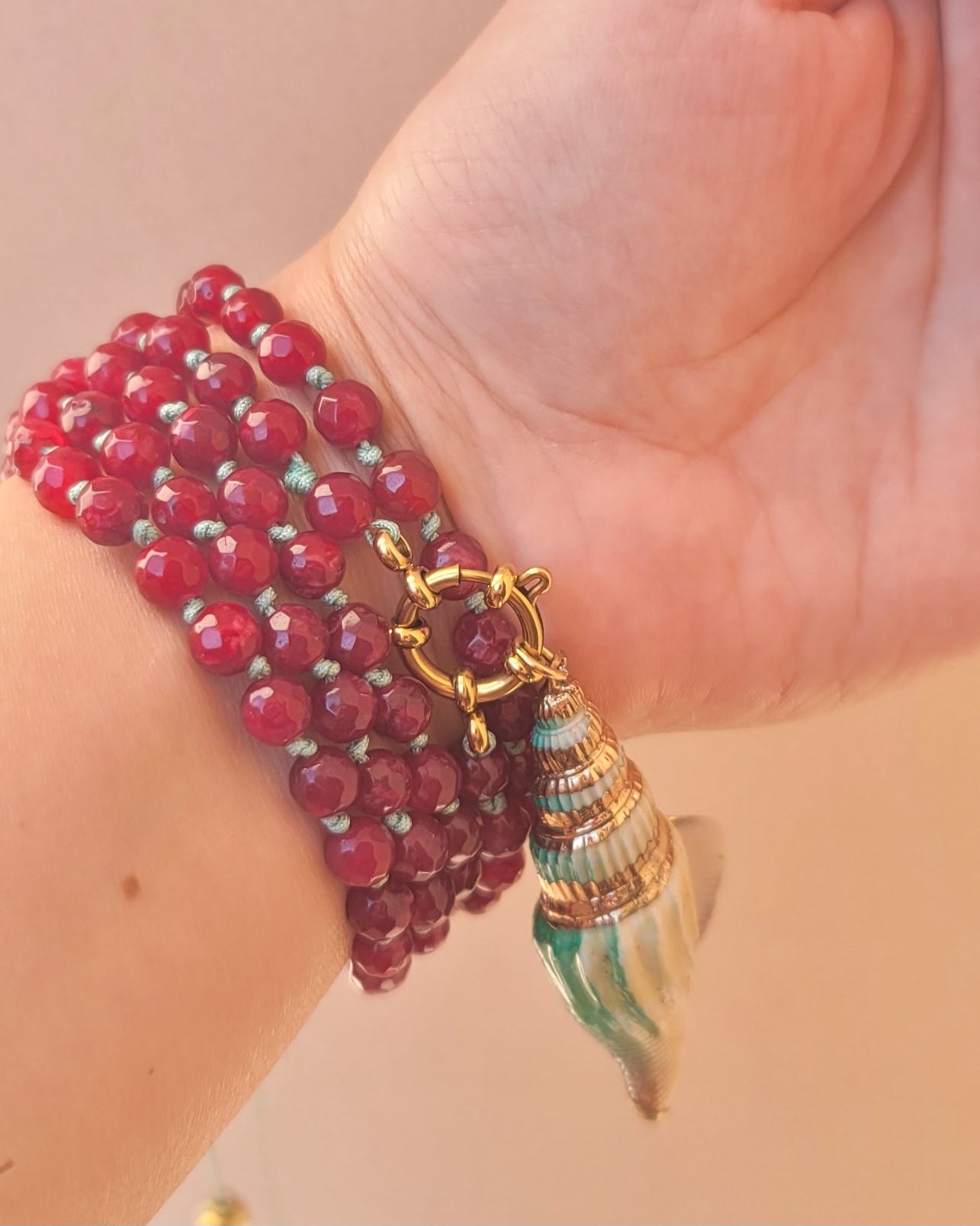 Long Summer Necklace / Multilayer Bracelet / Sebha