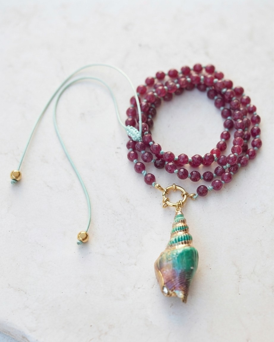 Long Summer Necklace / Multilayer Bracelet / Sebha