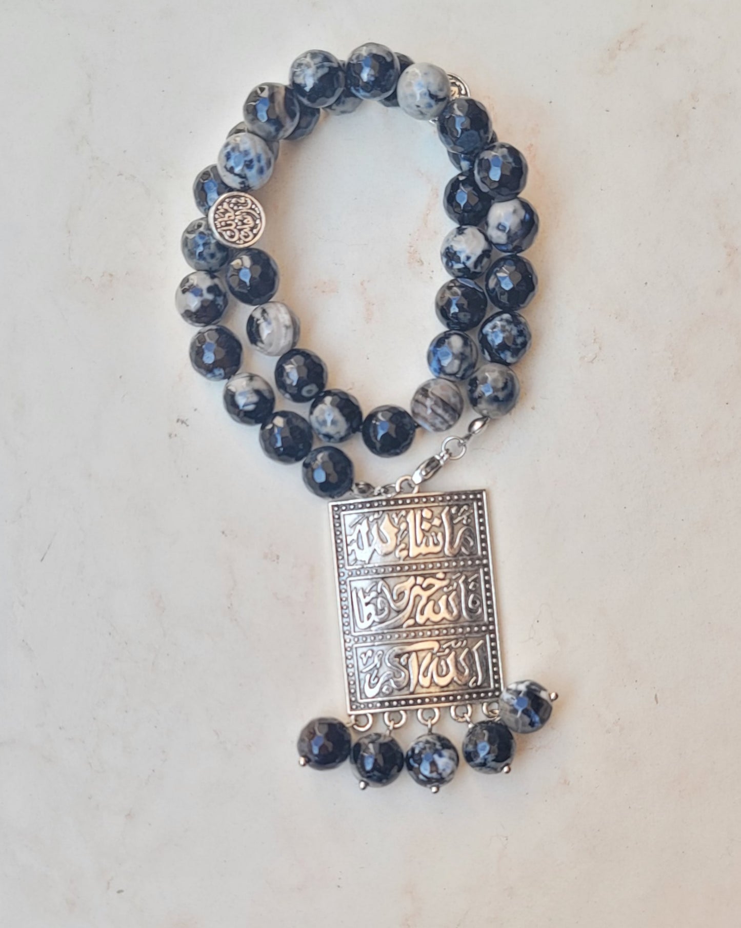 33 Beads Agate Sebha / Car Hanger