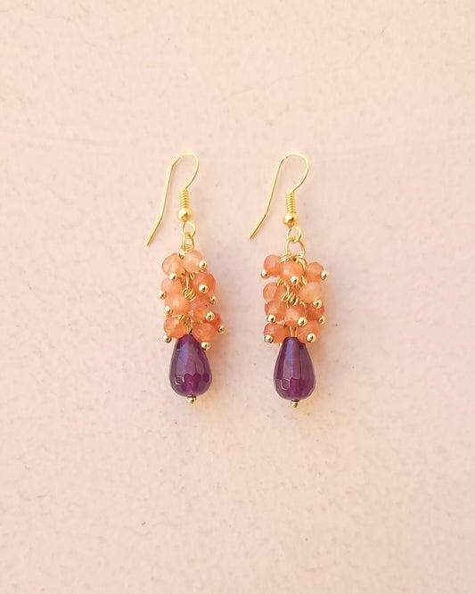 Natural Stones Drop Earrings